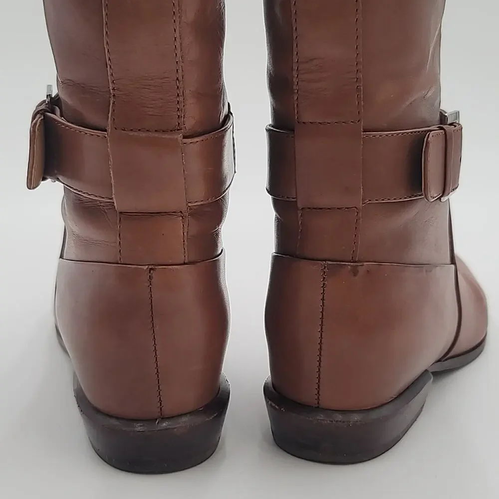 NINE WEST sz5.5 Diablo leather knee high boot